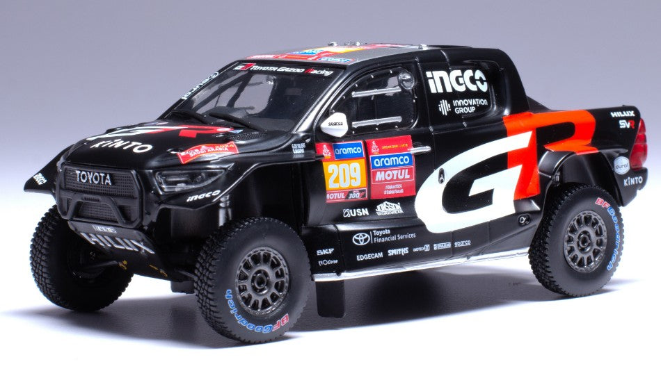 TOYOTA GR DKR HILUX EVO T1U N.209 RALLY DAKAR 2024 DE VILLIERS-MURPH1:43 Scala 1:43 Ixo Model
