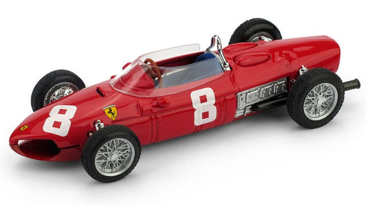 MODELLINO Brumm FERRARI 156 F1 RICARDO RODRIGUEZ 1961 N.8 ITALY GP 1:43 MODEL SCALE BM0642 250506