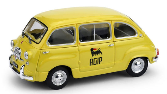MODELLINO Brumm FIAT 600D MULTIPLA 1960 AGIP 1:43 MODEL SCALE BM0657 250506