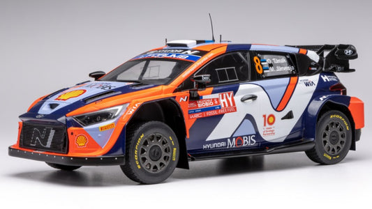 HYUNDAI i20 N N.8 RALLY1 CHILE 2024 TANAK-JARVEOJA 1:18
 Scala 1:18 Ixo Model