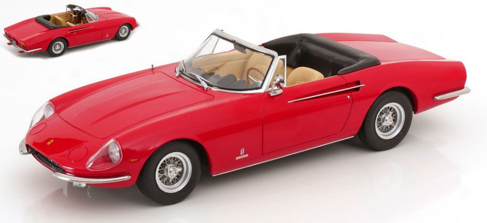 MODELLINO KK Scale FERRARI 365 CALIFORNIA SPYDER 1966 RED 1:18 MODEL SCALE KKDC180053 250506