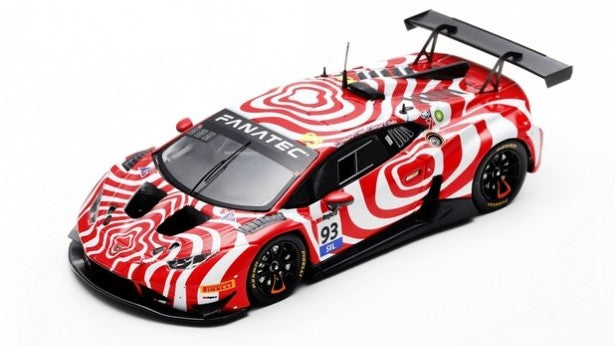 MODELLINO Spark Model LAMBORGHINI HURACAN GT3 N.93 12 H BATHURST 2024 D'ALBERTO-WALL-DEITZ-DEN MODEL SCALE AS072 250506