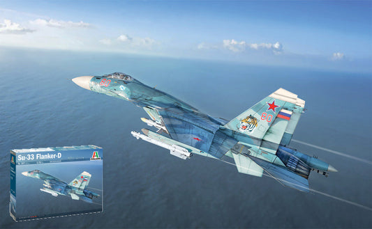 SU 33 SEA FLANKER KIT 1:72 Scala 1:72 Italeri