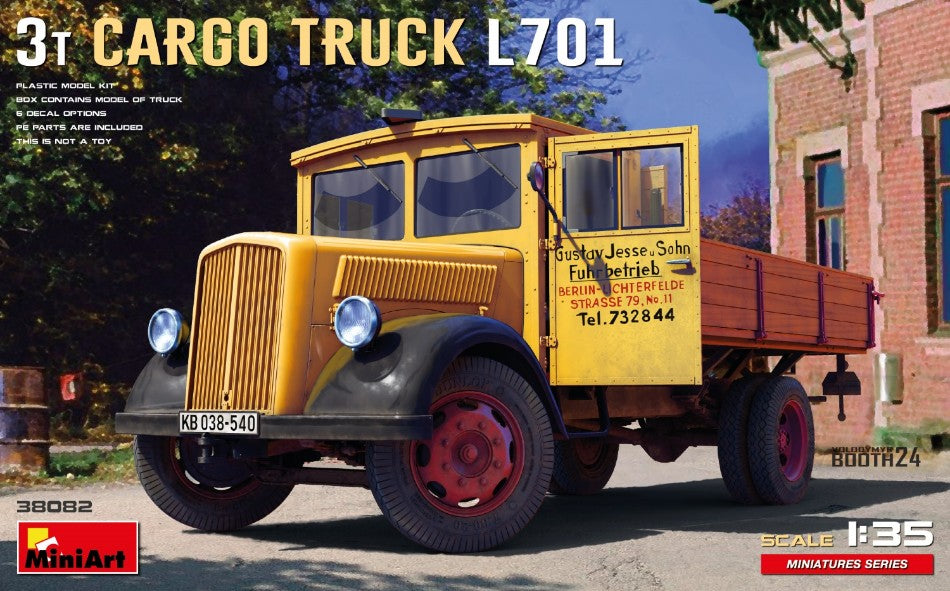 MODELLINO Miniart 3T CARGO TRUCK L701 KIT 1:35 MODEL SCALE MIN38082 250506