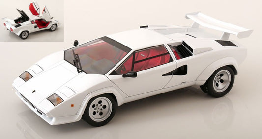 MODELLINO KK Scale LAMBORGHINI COUNTACH LP 5000S QV 1985 WHITE 1:12 MODEL SCALE KKDC120142 250506