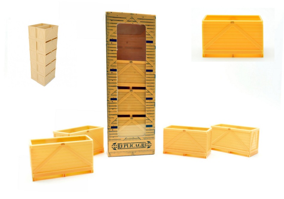 MODELLINO Replicagri CONTENITORI PALOX (BINS) mm 73x36 h 39 Pz.10 1:32 MODEL SCALE REPLIP010 250506