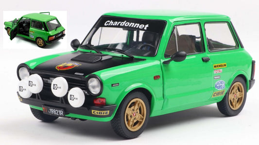 MODELLINO Solido AUTOBIANCHI A112 ABARTH MKV 1980 GREEN/BLACK 1:18 MODEL SCALE SL1803806 250506