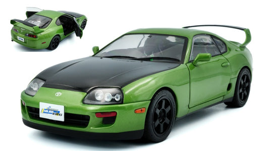 TOYOTA SUPRA MKIV (A80) COUPE 1993 GREEN/BLACK 1:18 Scala 1:18 Solido