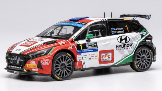 HYUNDAI i20 N N.1 RALLY2 RALI CEREDIGION 2024 PADDON-KENNARD 1:43 Scala 1:43 Ixo Model