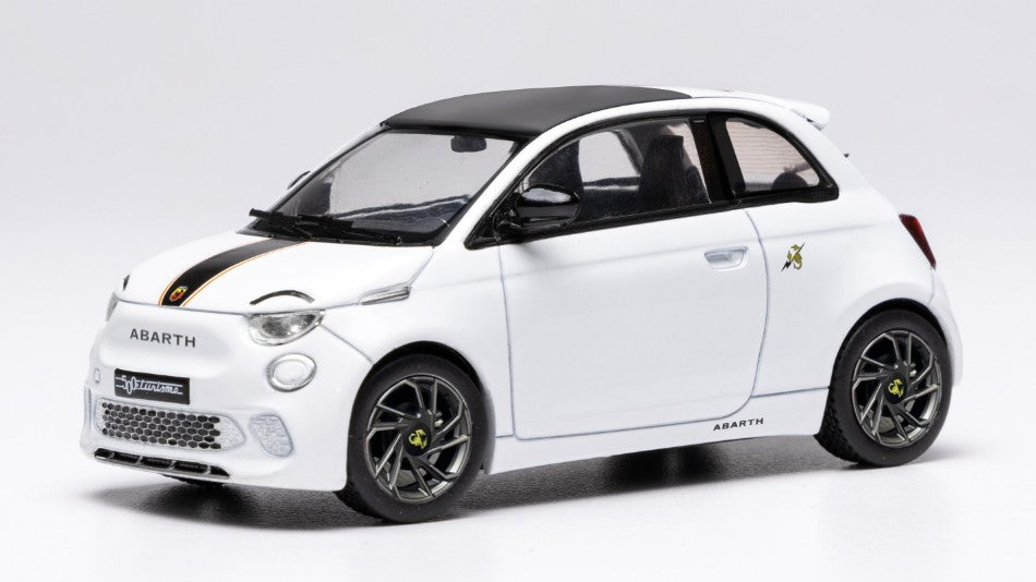 FIAT 500e ABARTH 2024 WHITE 1:43 Scala 1:43 Ixo Model