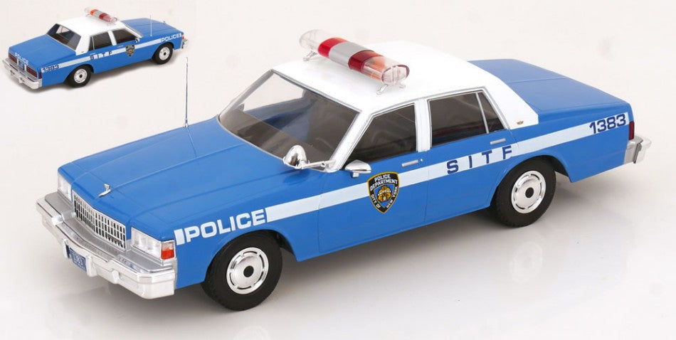 MODELLINO ModelCarGroup CHEVROLET CAPRICE 1987 NYPD NEW YORK POLICE 1:18 MODEL SCALE MCG18360 250506