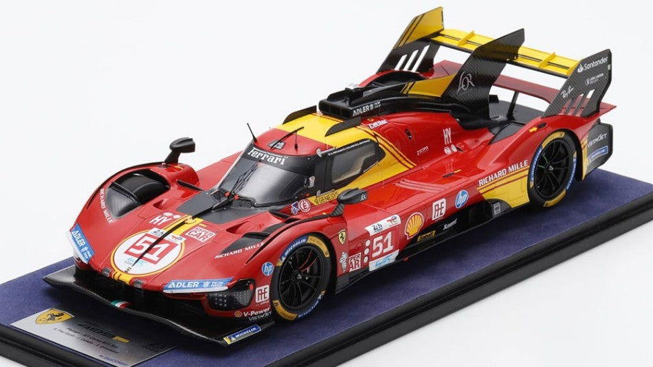 MODELLINO Looksmart FERRARI 499P N.51 3rd LE MANS 2024 PIER GUIDI-CALADO-GIOVINAZZI 1:18 MODEL SCALE LS18LM049 250506