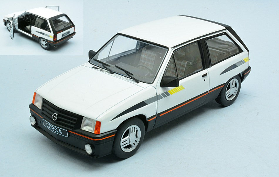 MODELLINO Whitebox OPEL CORSA A SR 1985 WHITE 1:24 MODEL SCALE WB124239 250506