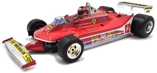 MODELLINO Burago FERRARI 312 T4 N.12 WINNER SOUTH AFRICAN GP 1979 GILLES VILLENEUVE 1:18 MODEL SCALE BU16814V 250506