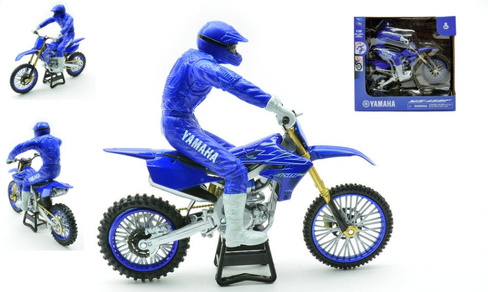 MODELLINO New Ray YAMAHA YZ450F WITH DRIVER 1:12 MODEL SCALE NY58315 250506