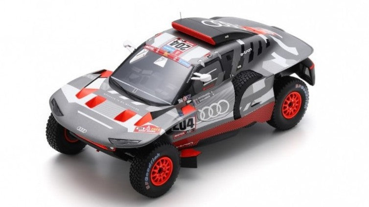 MODELLINO Spark Model AUDI RS Q e-TRON N.204 DAKAR RALLY 2023 PETERHANSEL-BOULANGER 1:18 MODEL SCALE 18S792 250506