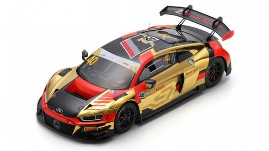 MODELLINO Spark Model AUDI R8 GT3 N.40 2nd FIA GT WORLD CUP MACAU 2023 E.MORTARA 1:18 MODEL SCALE 18SA032 250506