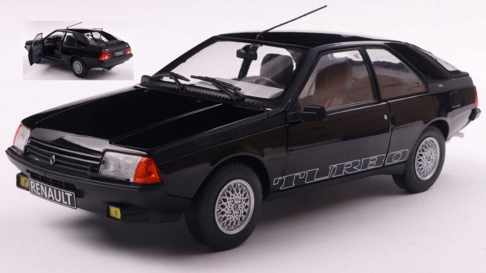 MODELLINO Solido RENAULT FUEGO TURBO COUPE 1980 BLACK 1:18 MODEL SCALE SL1806406 250506