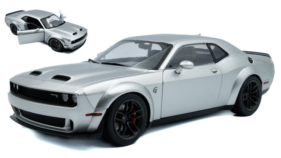 MODELLINO Solido DODGE CHALLENGER SRT HELLCAT 2023 SILVER 1:18 MODEL SCALE SL1805711 250506