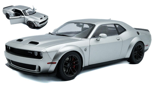 MODELLINO Solido DODGE CHALLENGER SRT HELLCAT 2023 SILVER 1:18 MODEL SCALE SL1805711 250506