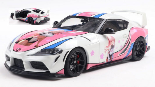 TOYOTA SUPRA GR ITASHA SOLIDO WORKS 2024 WHITE/PINK 1:18 Scala 1:18 Solido