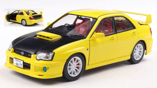 MODELLINO Solido SUBARU IMPREZA WRX STi STREETFIGHTER 2003 YELLOW/CARBON BLACK 1:18 MODEL SCALE SL1812302 250506