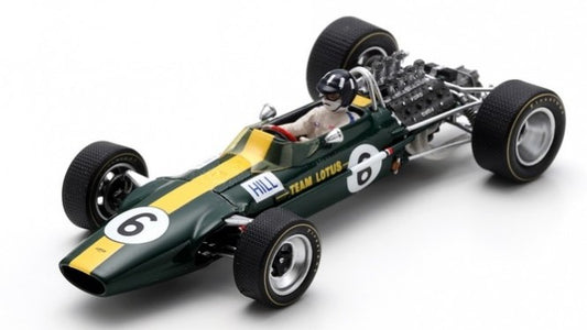 MODELLINO Spark Model LOTUS 49 N.6 GR.BRITAIN GP 1967 GRAHAM HILL 1:43 MODEL SCALE S6360 250506
