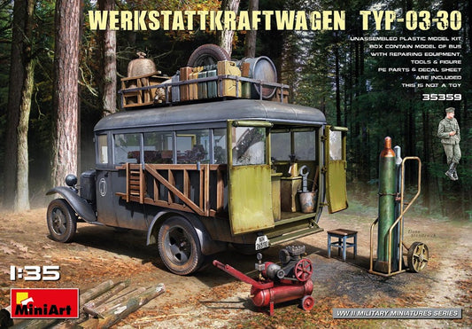 MODELLINO Miniart WERKSTATTKRAFTWAGEN TYP-03-30 KIT 1:35 MODEL SCALE MIN35359 250506