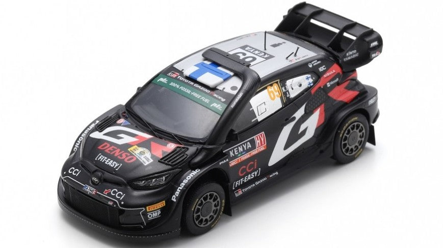 MODELLINO Spark Model TOYOTA YARIS N.69 WINNER SAFARI RALLY 2024 K.ROVANPERA-J.HALTTUNEN 1:43 MODEL SCALE S6873 250506