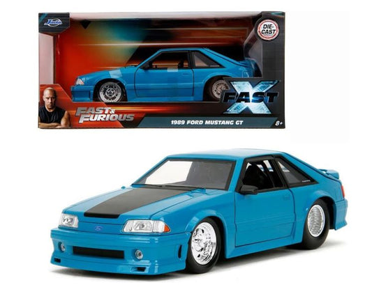MODELLINO Jada Toys FORD MUSTANG GT FAST & FURIOUS BLUE 1:24 MODEL SCALE JADA253203098 250506