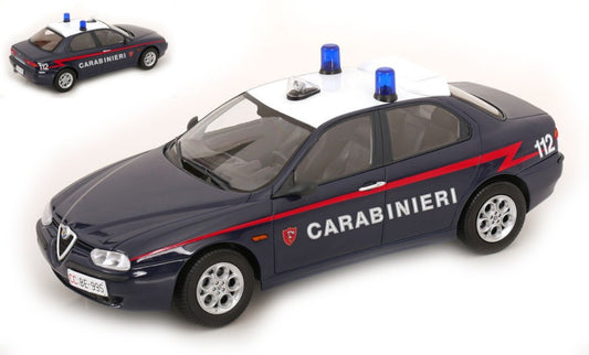 MODELLINO Triple 9 ALFA ROMEO 156 1998 CARABINIERI 1:18 MODEL SCALE T9-1800516 250506