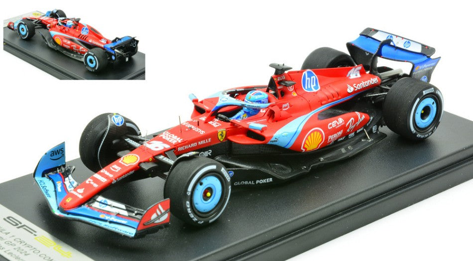 MODELLINO Looksmart FERRARI SF-24 N.16 3rd MIAMI GP 2024 C.LECLERC 1:43 MODEL SCALE LSF1061 250506