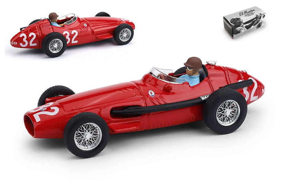MODELLINO Brumm MASERATI 250F J.M.FANGIO 1957 N.32 WINNER MONACO W/PILOTE GP 1:43 MODEL SCALE BM0135CH 250506