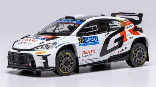 TOYOTA GR YARIS N.37 RALLY2 FINLAND 2024 YAMAMOTO-SALMINEN 1:43 Scala 1:43 Ixo Model