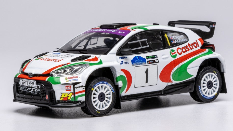 TOYOTA GR YARIS RALLY2 N.1 VOYONIC GRAMPIAN FOREST 2024 INGR.-KIHUR.1:43 Scala 1:43 Ixo Model