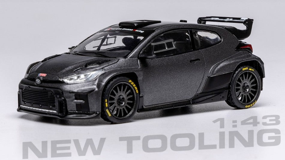 TOYOTA GR YARIS RALLY2 2024 GREY 1:43 Scala 1:43 Ixo Model