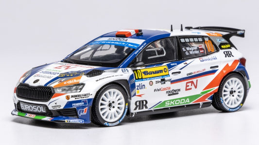 SKODA FABIA N.10 RALLY2 BARUM 2023 WAGNER-WINTER 1:43 Scala 1:43 Ixo Model