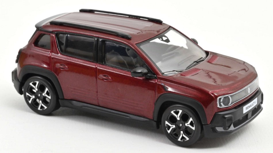 RENAULT 4 E-TECH ELECTRIC 2025 CARMIN RED 1:43 Scala 1:43 Norev