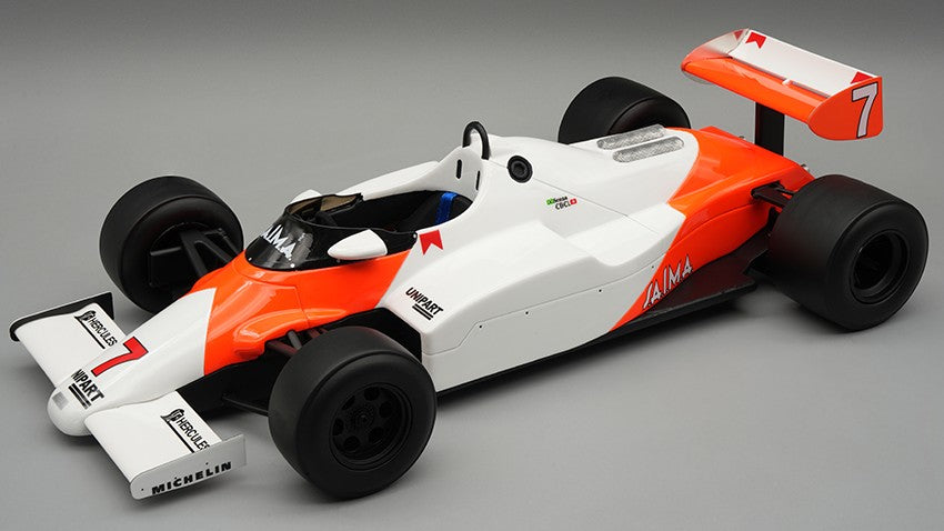 MCLAREN MP4/1C N.7 SILVERSTONE TEST DRIVE 1983 A.SENNA 1:18 Scala 1:18 Tecnomodel