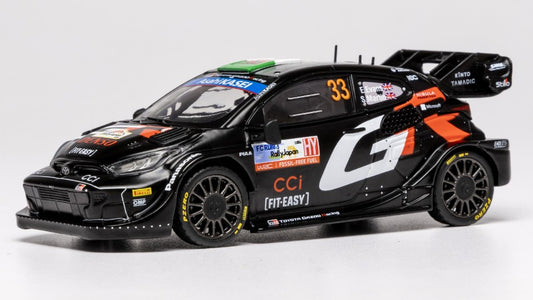 TOYOTA GR YARIS N.33 RALLY1 JAPAN 2024 EVANS-MARTIN 1:43 Scala 1:43 Ixo Model