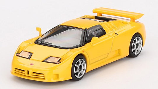 BUGATTI EB110 SUPER SPORT 1995 GIALLO 1:64 Scala 1:64 Mini GT