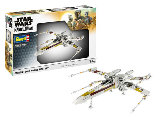 STAR WARS THE MANDALORIAN: CARSON TEVA'S X-WING FIGHTER KIT 1:57 Scale Varie Revell