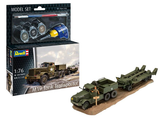 MODEL SET M19 TANK TRANSPORTER KIT 1:76 Scale Varie Revell