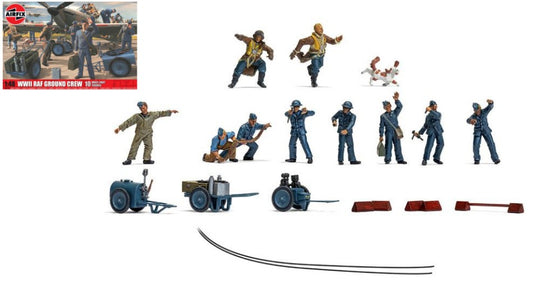 WWII RAF GROUND CREW KIT 1:48 Scala 1:48 Airfix