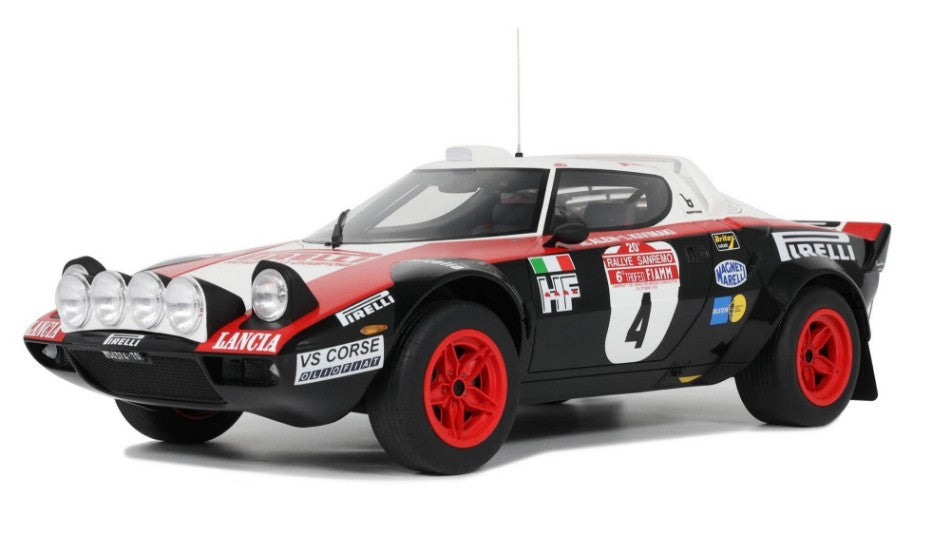 LANCIA STRATOS GR.4 N.4 RALLY SAN REMO 1978 M.ALEN 1:12 Scala 1:12 GT Spirit