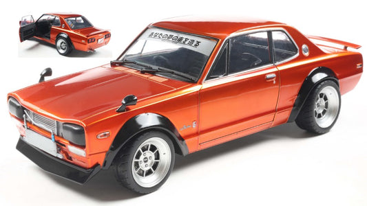 NISSAN SKYLINE (C10)
HAKOSUKA SOLIDO WORKS 1970 ORANGE
METALLIC 1:18 Scala 1:18 Solido