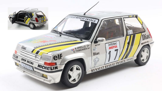 RENAULT 5 GT TURBO MK2 N.17 TOUR DE CORSE 1989 A.OREILLE 1:18 Scala 1:18 Solido
