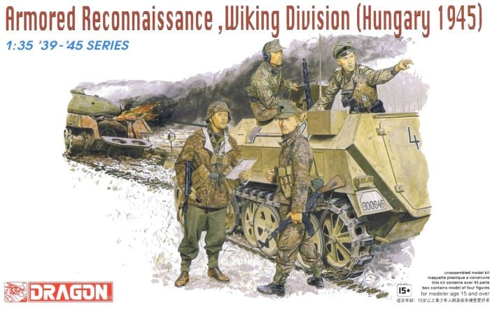 ARMORED RECONAISSANCE WIKING DIV.HUNGARY 1945 KIT 1:35 Scala 1:35 Dragon