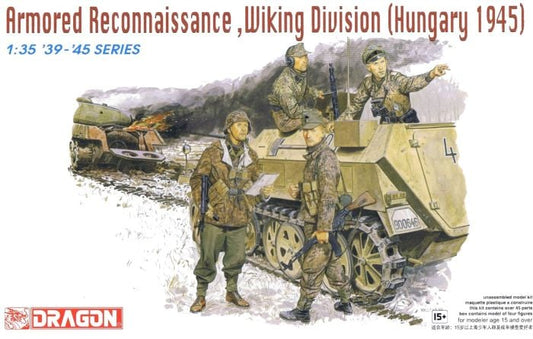 ARMORED RECONAISSANCE WIKING DIV.HUNGARY 1945 KIT 1:35 Scala 1:35 Dragon