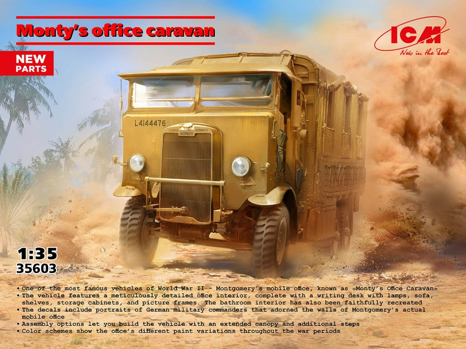 SIR BERNARD MONTGOMERY'S LEYLAND RETRIEVER KIT 1:35 Scala 1:35 ICM